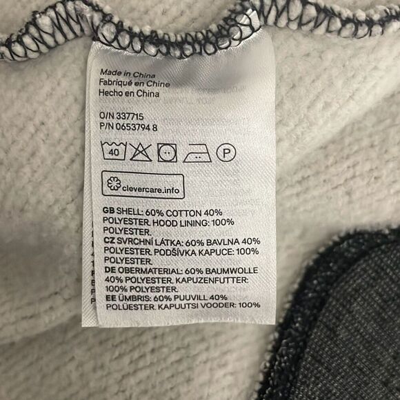 L.O.G.G. New Fleece Lined Hoodie Sweatshirt S - Picture 7 of 8